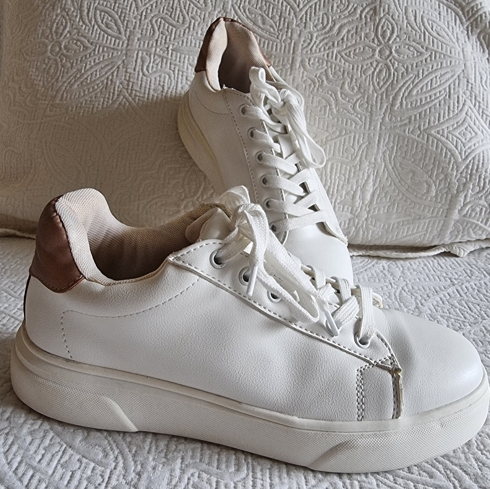 Primark White Sneakers - Alexander McQueen-Inspired - Size 7